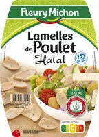 Mängden socker i Lamelles de poulet Halal -25% de sel