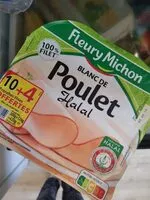Mängden socker i Blanc de poulet Halal