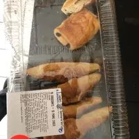 Mängden socker i 10 croissants + 10 pains choco