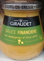 Mängden socker i Sauce financière aux champignons et olives vertes