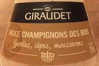 Mängden socker i Sauce Champignons des Bois