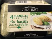 Mängden socker i 4 quenelles fraîches au basilic et à l'huile olive
