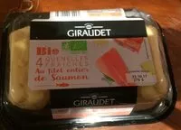 Mängden socker i 4 quenelles fraîches au filet entier de saumon bio