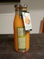 Mängden socker i Soupe velouté 5 légumes et ciboulette