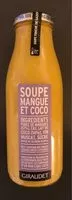 Mängden socker i Soupe mangue et coco