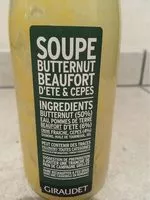 Mängden socker i Soupe butternut beaufort d'été & cèpes