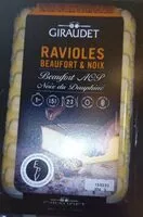 Mängden socker i Ravioles beaucoup et noix