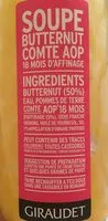 Mängden socker i Soupe butternut comte aop