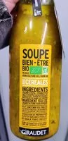 Mängden socker i Soupe bien-être bio giraudet