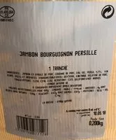 Mängden socker i Jambon bourguignon persillé