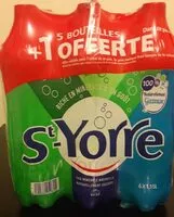 Mängden socker i Eau minerale gazeuse St-Yorre