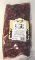 Mängden socker i Olives noires au naturel
