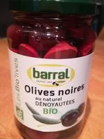Mängden socker i Olives noires au naturel dénoyautées bio