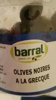 Mängden socker i Olives noires à la grecque
