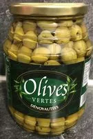Mängden socker i Olives vertes dénoyautés