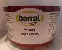 Mängden socker i Olives pimentées