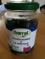 Mängden socker i Olives noires à la grecque