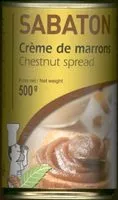 Mängden socker i Creme de marrons SABATON