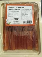 Mängden socker i Écorce d'orange