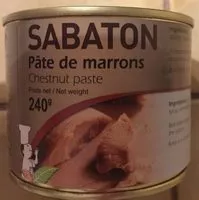 Mängden socker i Pâte de marrons