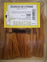 Mängden socker i écorces de citrons