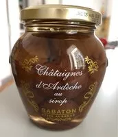 Mängden socker i Châtaigne d'Ardèche au sirop