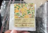 Mängden socker i Nougat à la noix de coco aromatisé au caramel