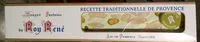 Mängden socker i Nougat Fantaisie du Roy René Pistache