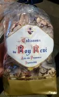 Mängden socker i Calissons du Roy René Aix en Provence