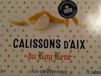 Mängden socker i Calissons d'Aix