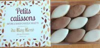 Mängden socker i Petits calissons nature et saveur chocolat noisette