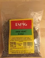 Mängden socker i Anis Vert Entier