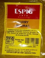 Mängden socker i Curry de Madras