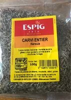 Mängden socker i Carvi entier kerouia