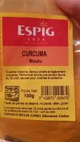 Mängden socker i Curcuma Moulu