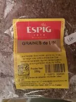 Mängden socker i Graines de lin