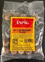 Mängden socker i Noix de muscade moyenne