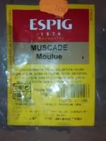 Mängden socker i Muscade moulue