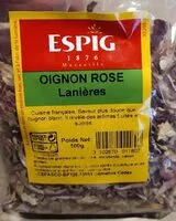 Mängden socker i Oignon rose lanières