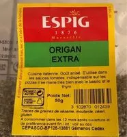 Mängden socker i Origan extra