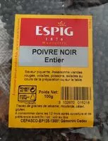Mängden socker i Poivre noir entier