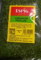 Mängden socker i Coriandre feuilles