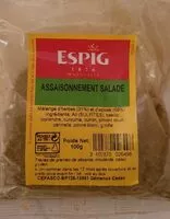 Mängden socker i Assaisonnement salade