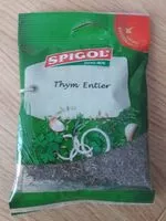 Mängden socker i Thym entier