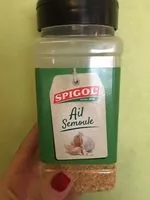 Mängden socker i Ail semoule SPIGOL, flacon de 270g