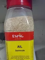 Mängden socker i Ail semoule