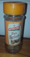 Mängden socker i Noix de muscade