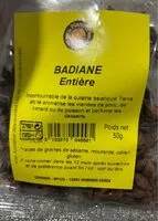 Mängden socker i Badiane entière