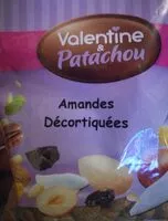 Mängden socker i Amandes décortiquées