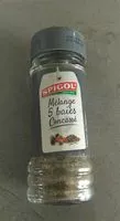 Mängden socker i Mélange 5 baies concassé